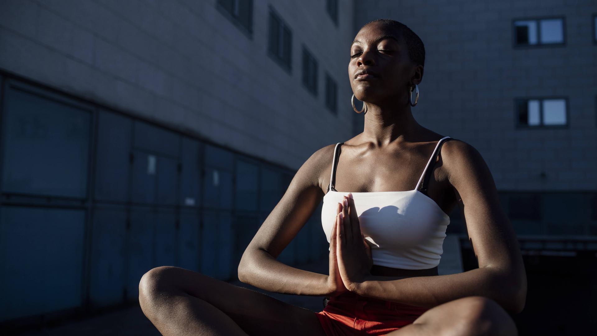 woman yoga