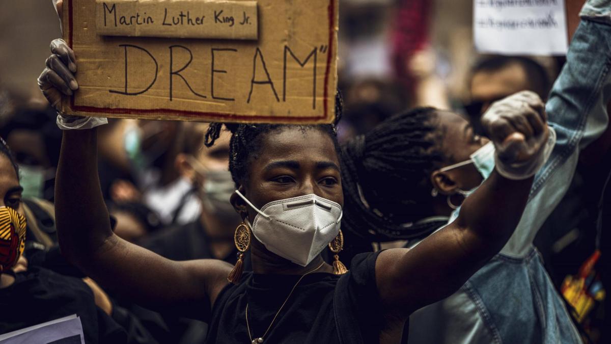 George Floyd schwarze proteste black lives matter