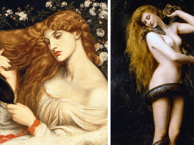 Lilith erste Frau Adams Collier Rosetti