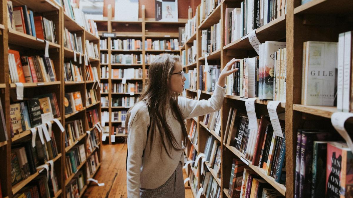 Woman Library