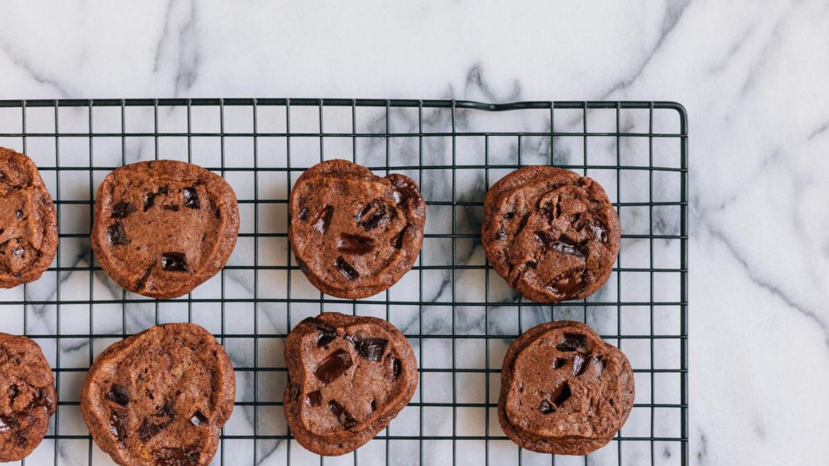 cookies kekse backen blech schoko