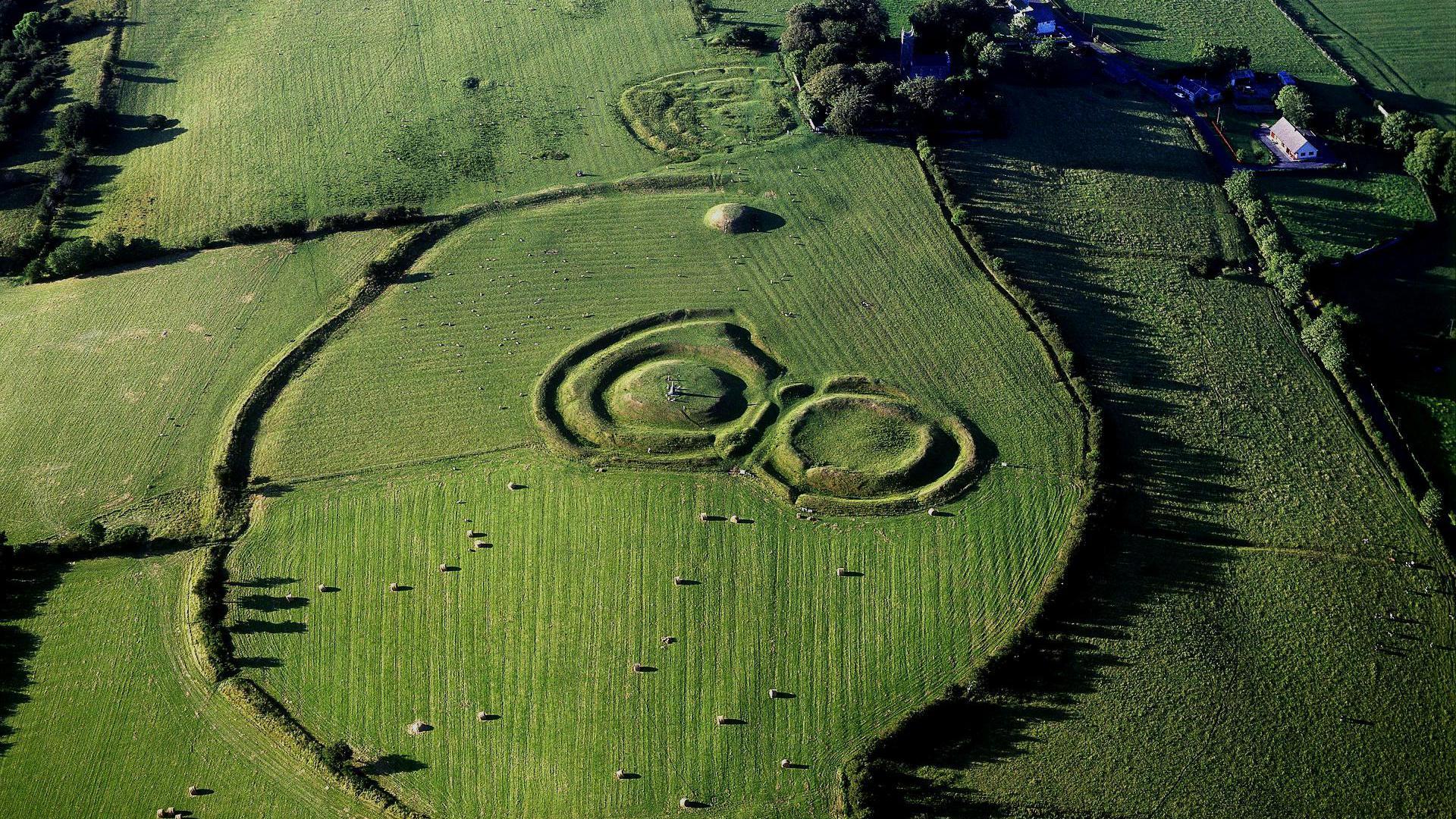 Bild der Hills of Tara in Irland