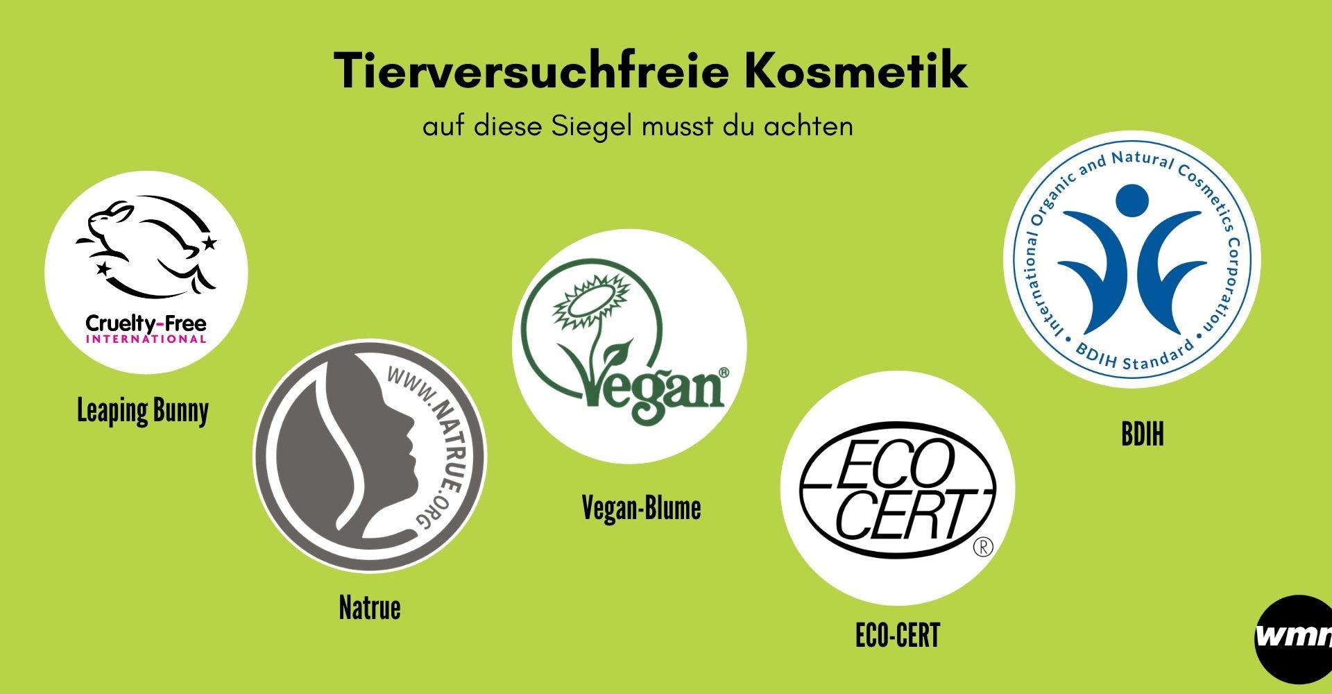 Tierversuchfreie Kosmetik erkennen Siegel