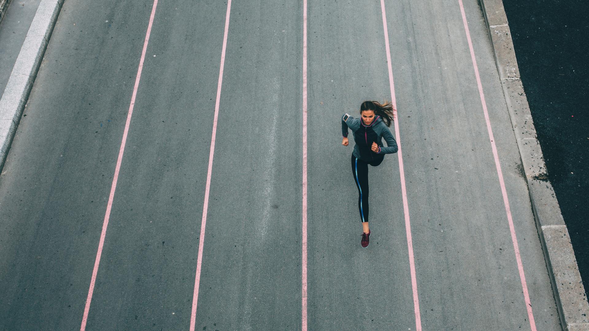 Woman running