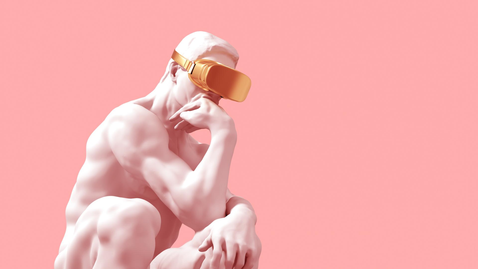 Statue Virtuell Reality