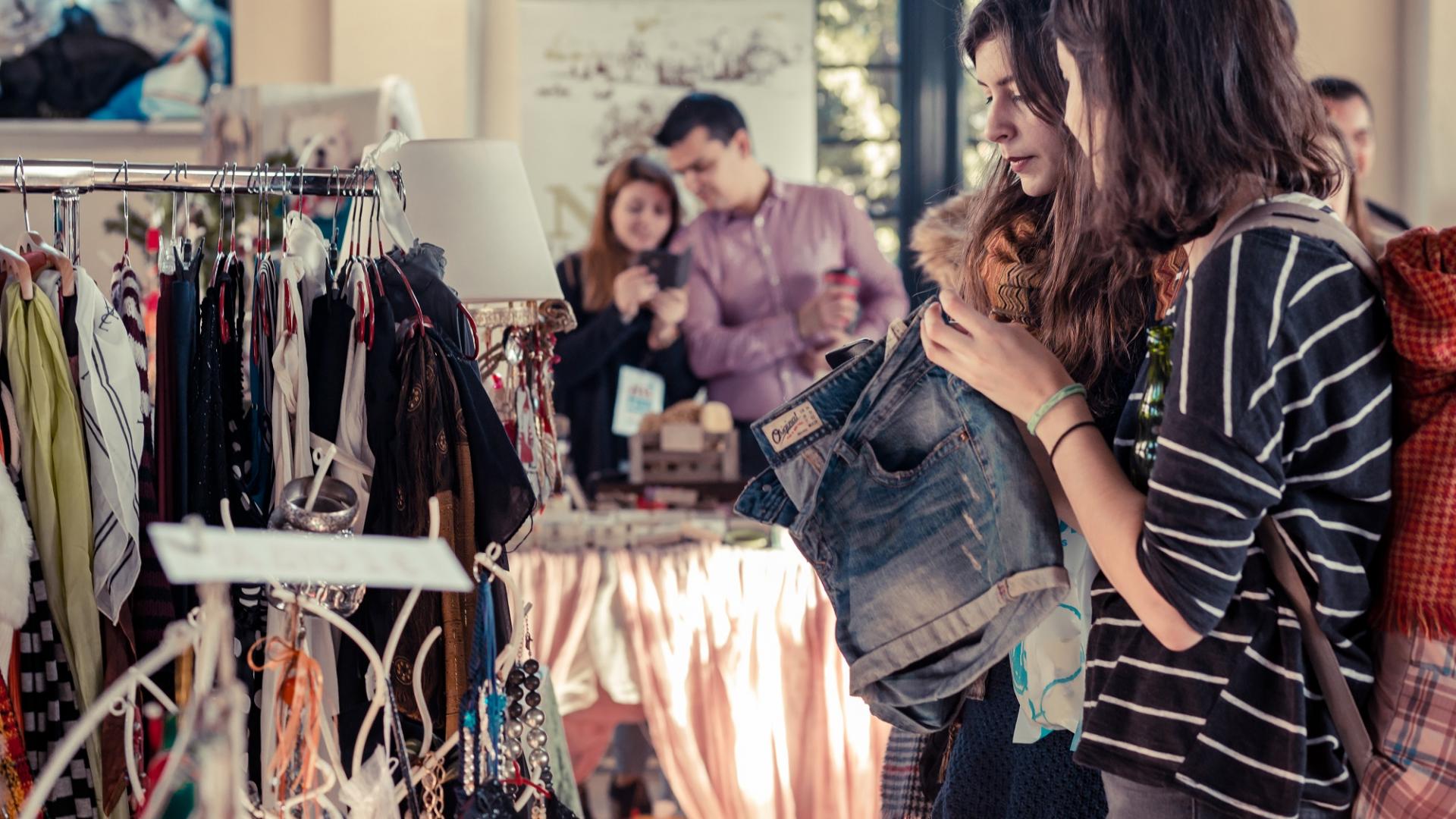 Frauen, Shoppen, Markt