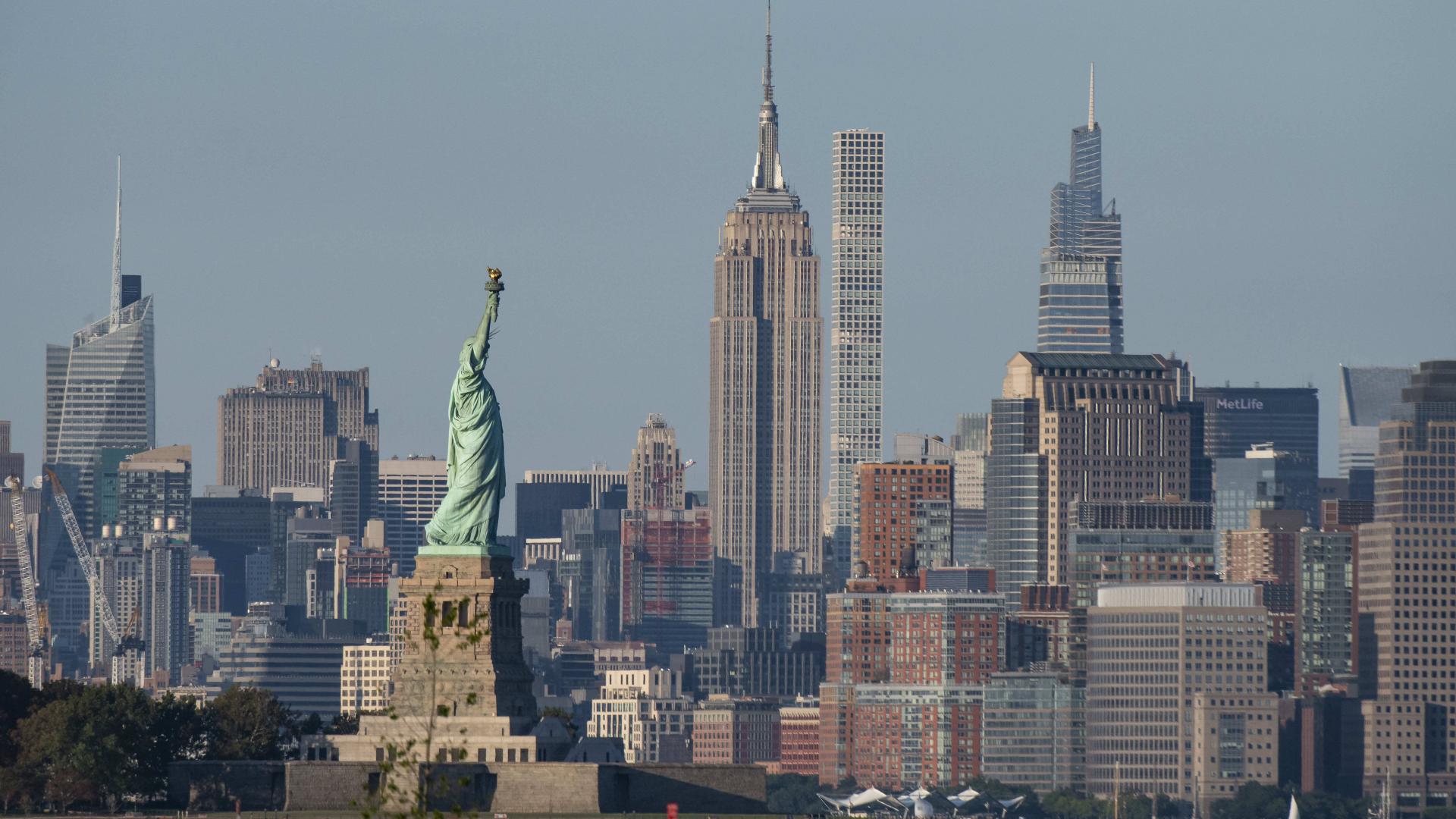 Manhatten skyline new york USA