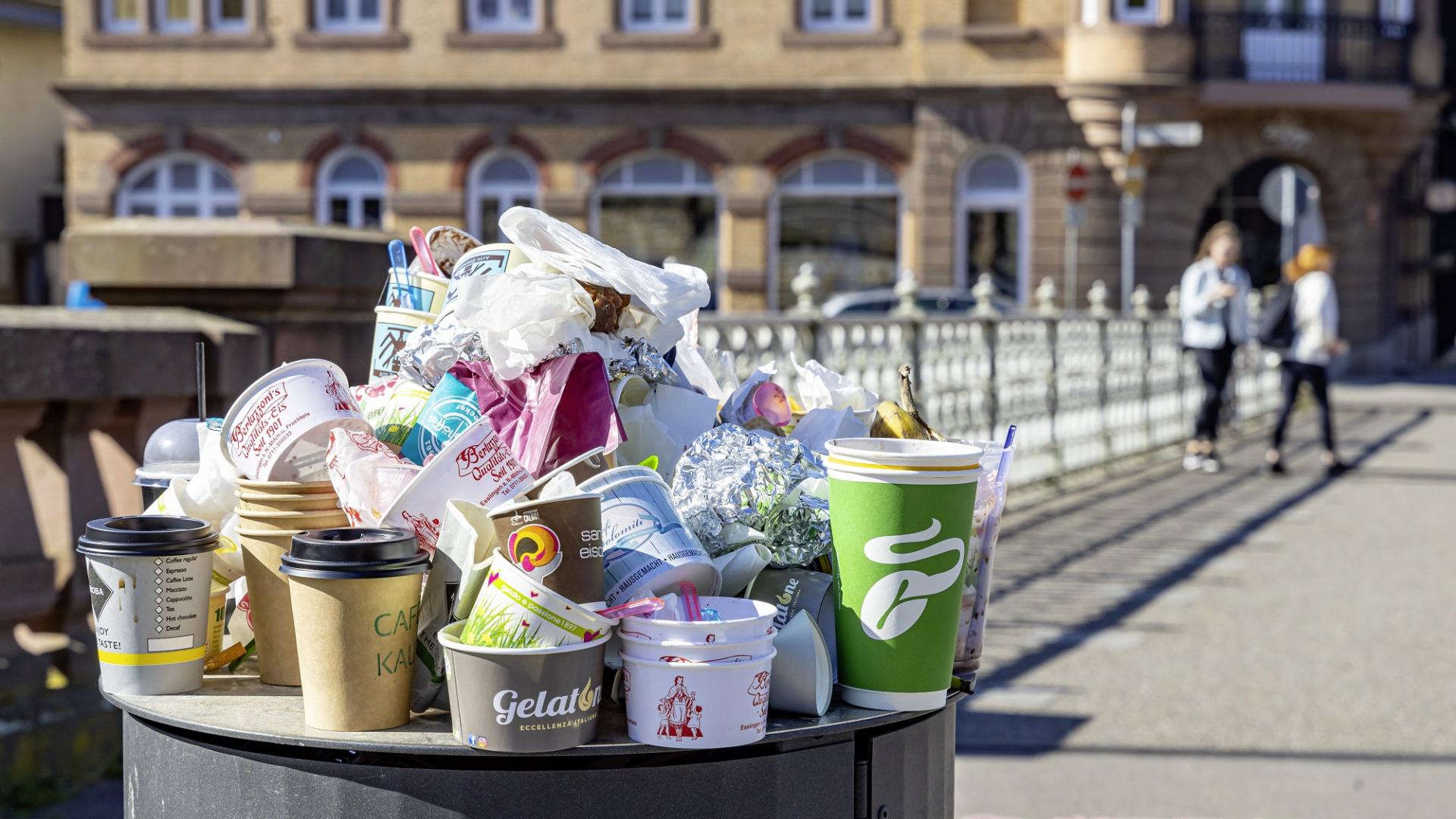 mehrwegbecher, Müll, Plastik