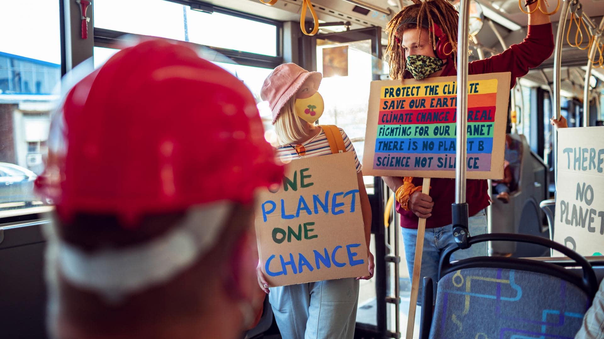 AktivistInnen Klimawandel Protest