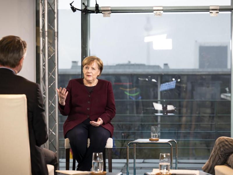 Angela Merkel im Interview