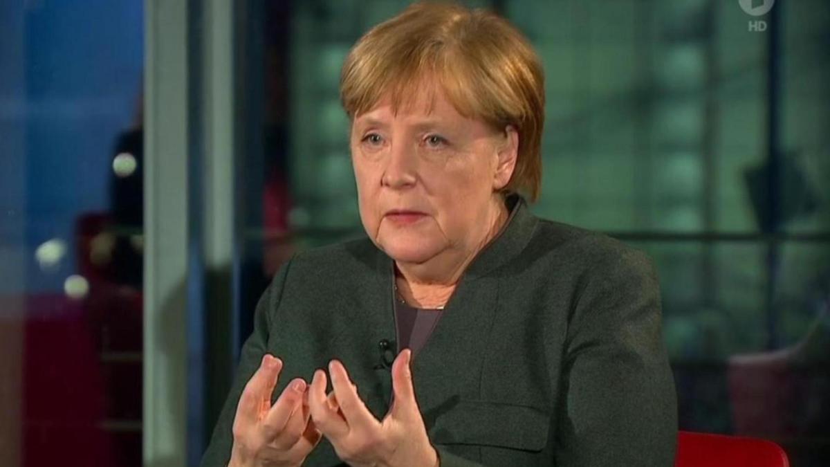 Angela Merkel in Farbe bekennen