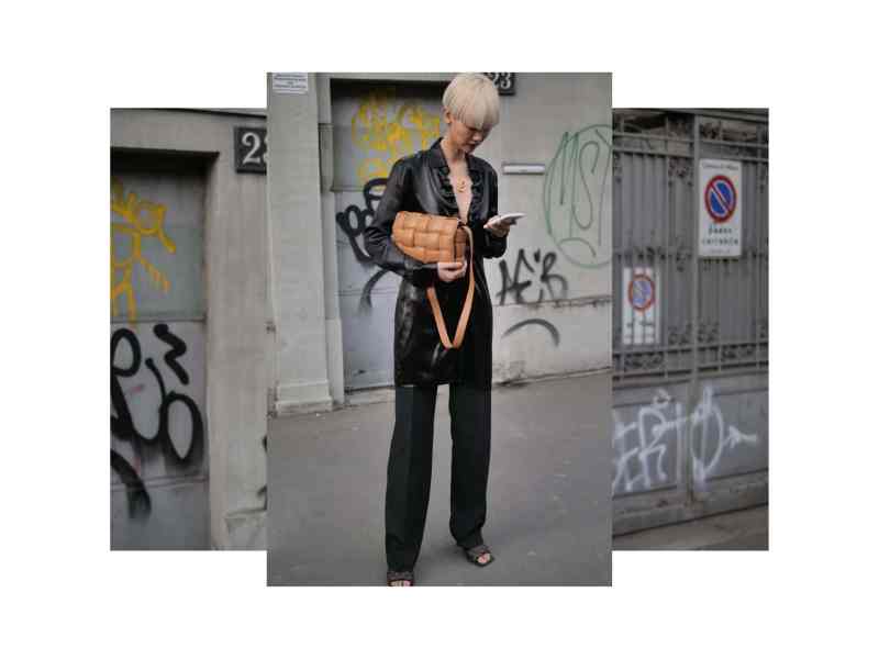 Style street frau asiatisch leder