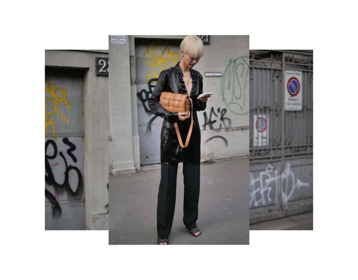 Style street frau asiatisch leder