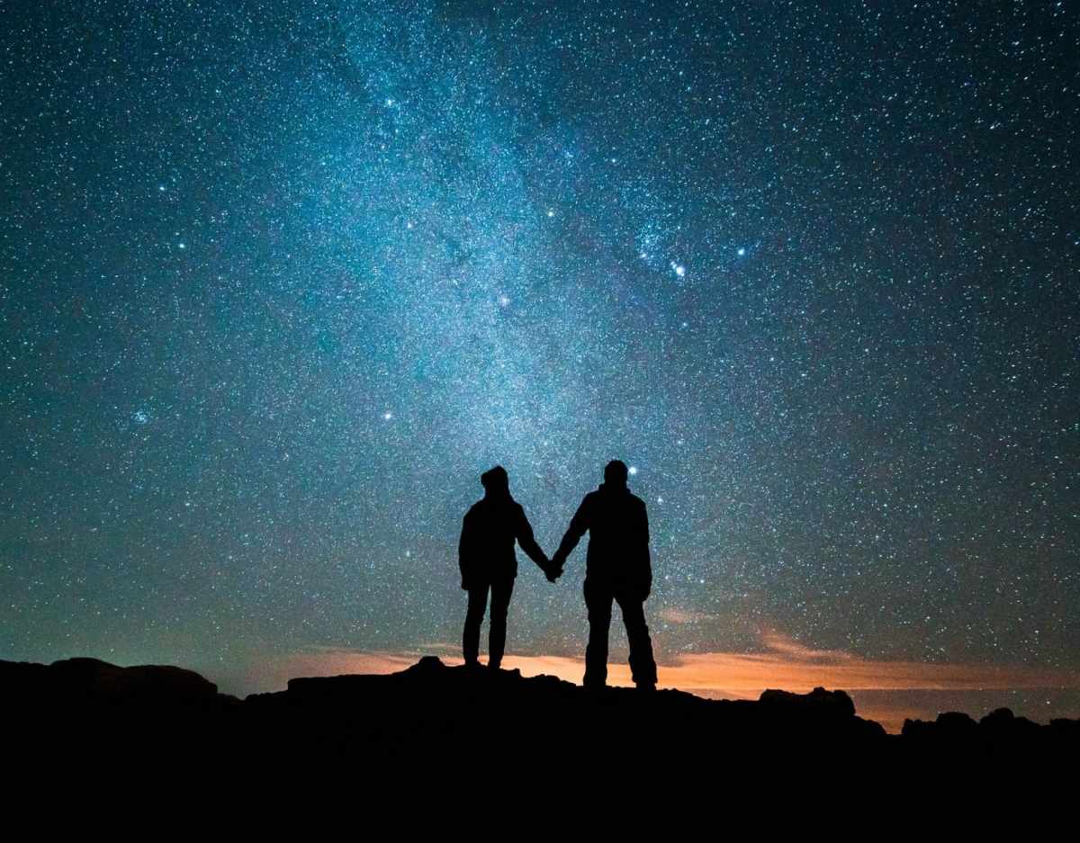 Sternenhimmel Astro-Love couple date