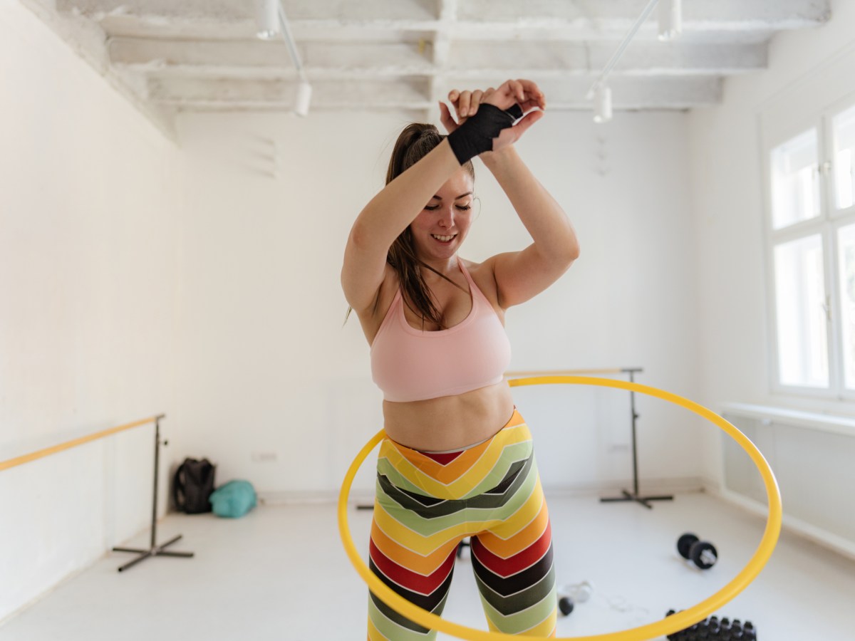 Frau Hula Hoop