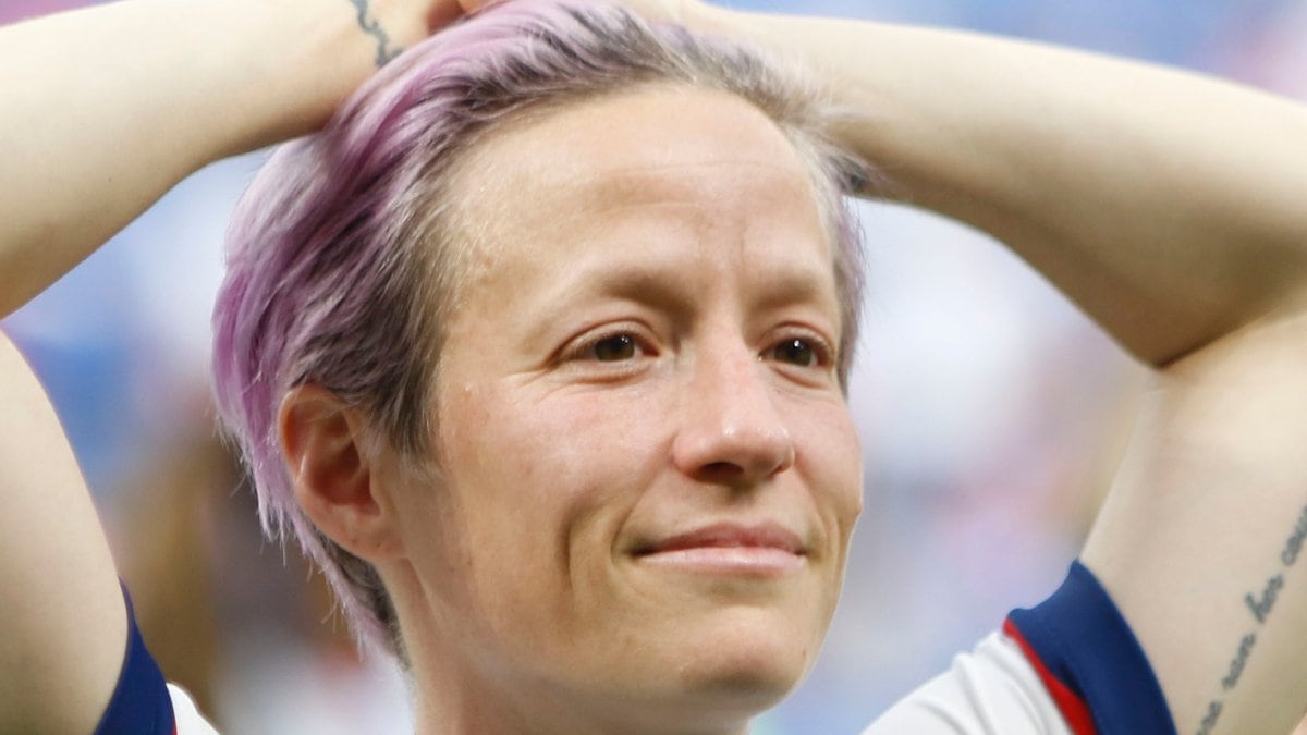 Fußballstar Megan Rapinoe ist in der neuen "Victoria's Secret"-Kampagne zu sehen.. © Romain Biard/Shutterstock.com