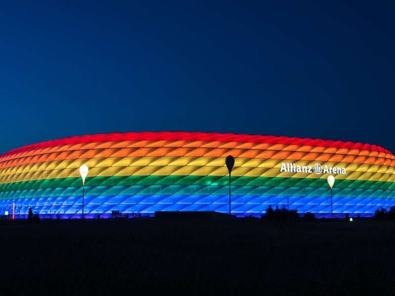 So darf die Allianz Arena in München am Mittwochabend nicht aussehen