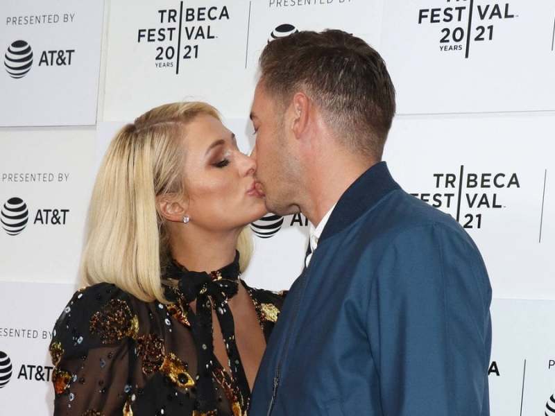 Paris Hilton und ihr Verlobter Carter Reum beim Tribeca Film Festival in New York