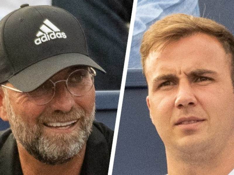 Jürgen Klopp (l.) und Mario Götze während der Eröffnungsfeier auf Mallorca.. © [M] imago images / ThomasReiner.pro