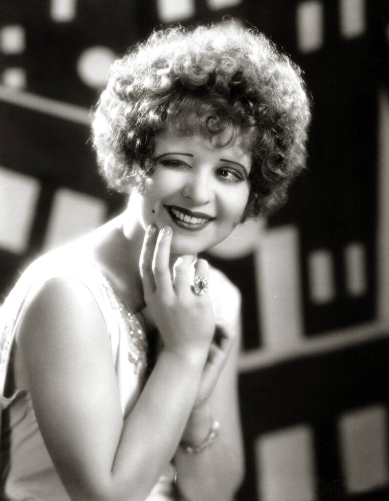 Clara Bow mit fake lashes