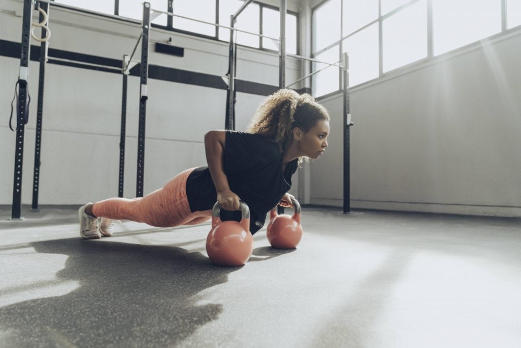 Frau Kettlebells