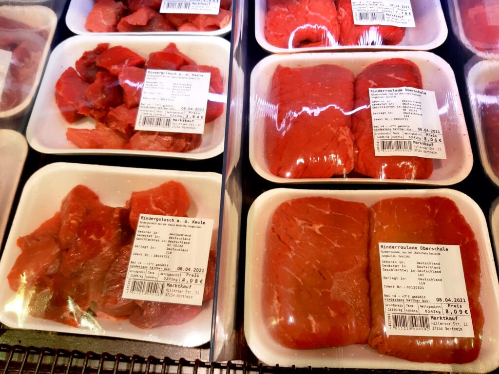 fleisch fleischtheke verpackung