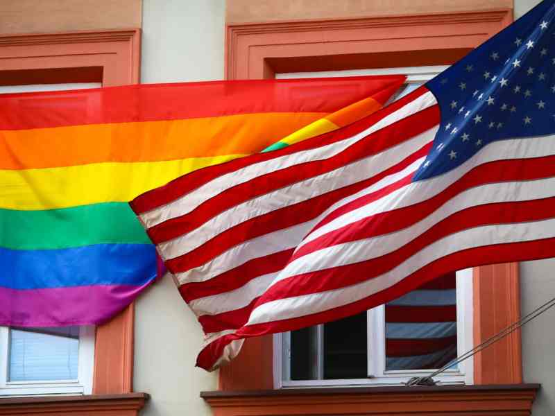 Pride Flag vs. American Flag