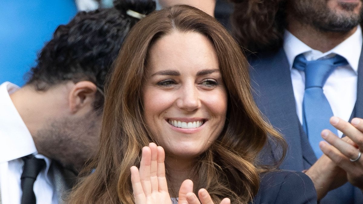 Herzogin Kate am Wochenende bei einem Tennisspiel in Wimbledon.. © imago/i Images