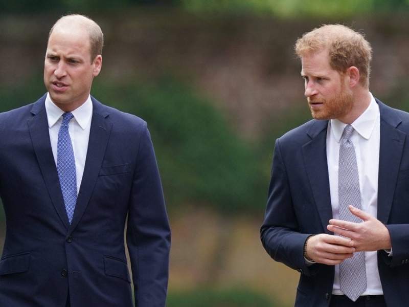 Prinz William und Prinz Harry gemeinsam in London.. © imago/i Images