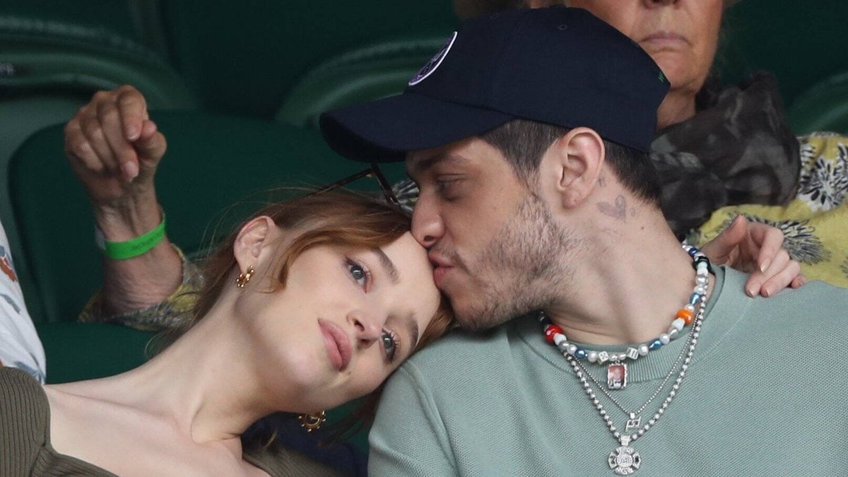 Pete Davidson und Phoebe Dynevor in Wimbledon.. © imago/i Images