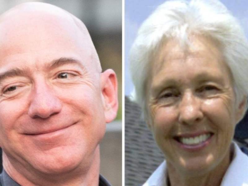 Jeff Bezos und Wally Funk werden zusammen ins All fliegen.. © lev radin/Shutterstock.com / imago images/Michael Hughes