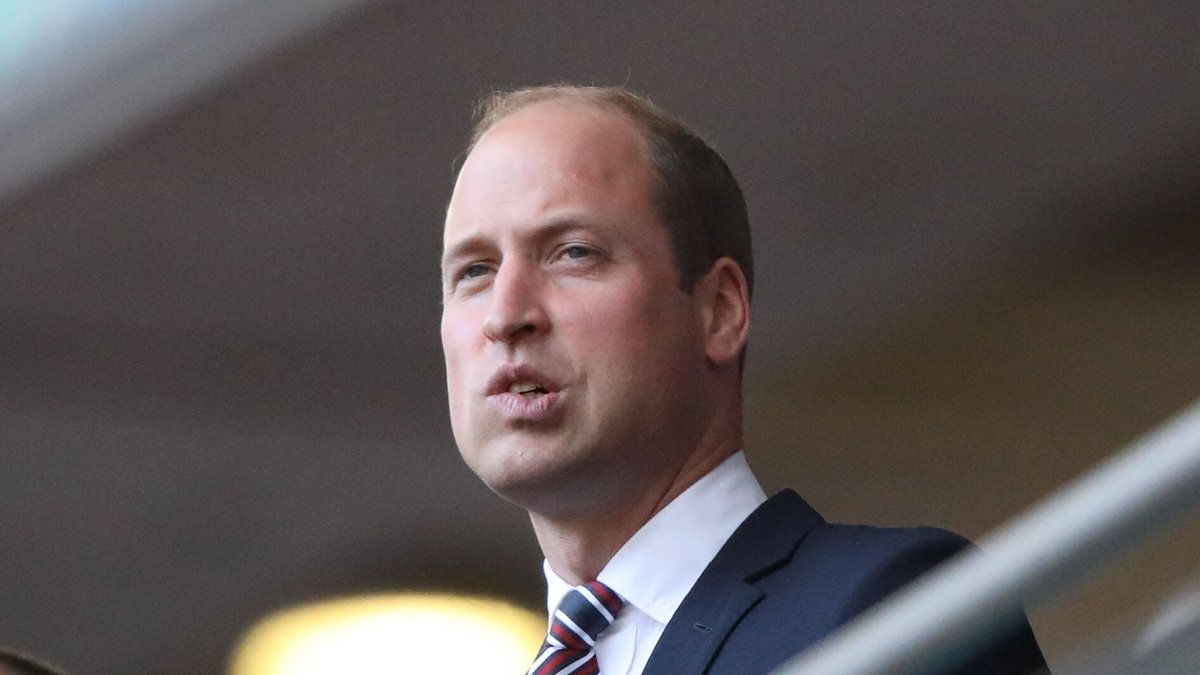 Angespannt verfolgte Prinz William die Partie England gegen Dänemark im Wembley-Stadion.. © imago images/Paul Marriott