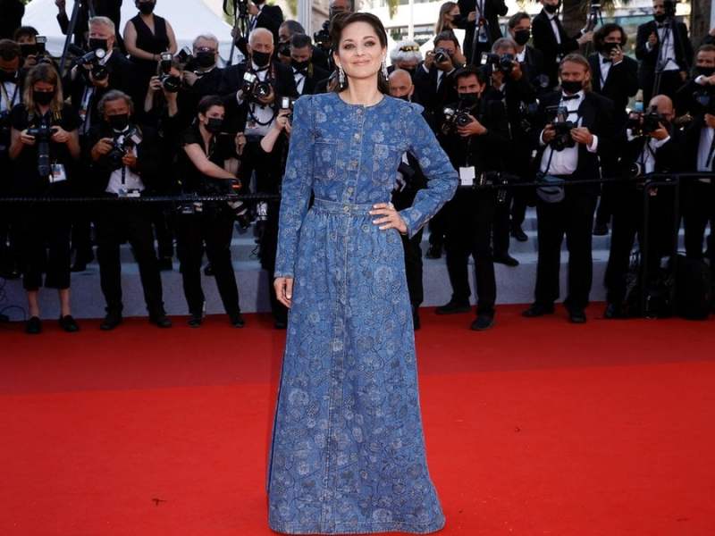 Marion Cotillard bei ihrem Auftritt in Cannes.. © imago/Xinhua