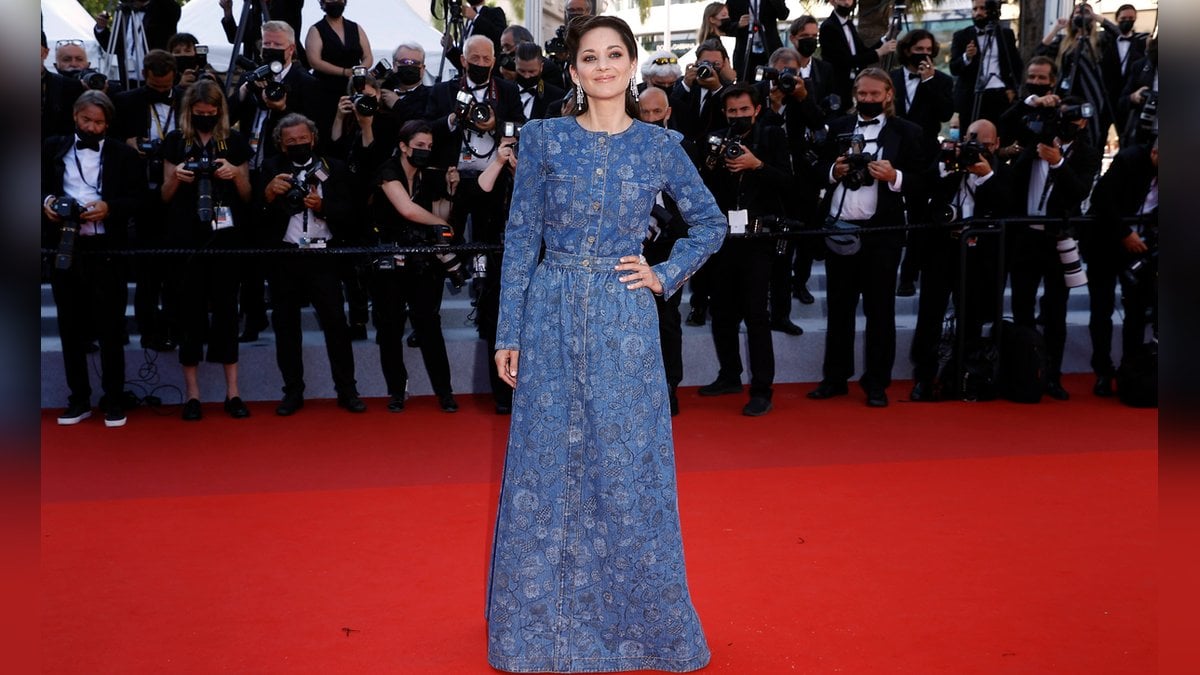 Marion Cotillard bei ihrem Auftritt in Cannes.. © imago/Xinhua