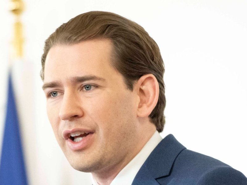 Sebastian Kurz bei einem Auftritt in Wien.. © imago/photosteinmaurer.com