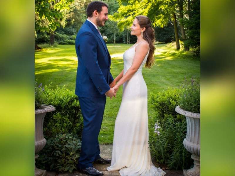 Gabriel Jagger und Anouk Winzenried bei ihrer Hochzeit. © getty/Anya Campbell / Getty Images