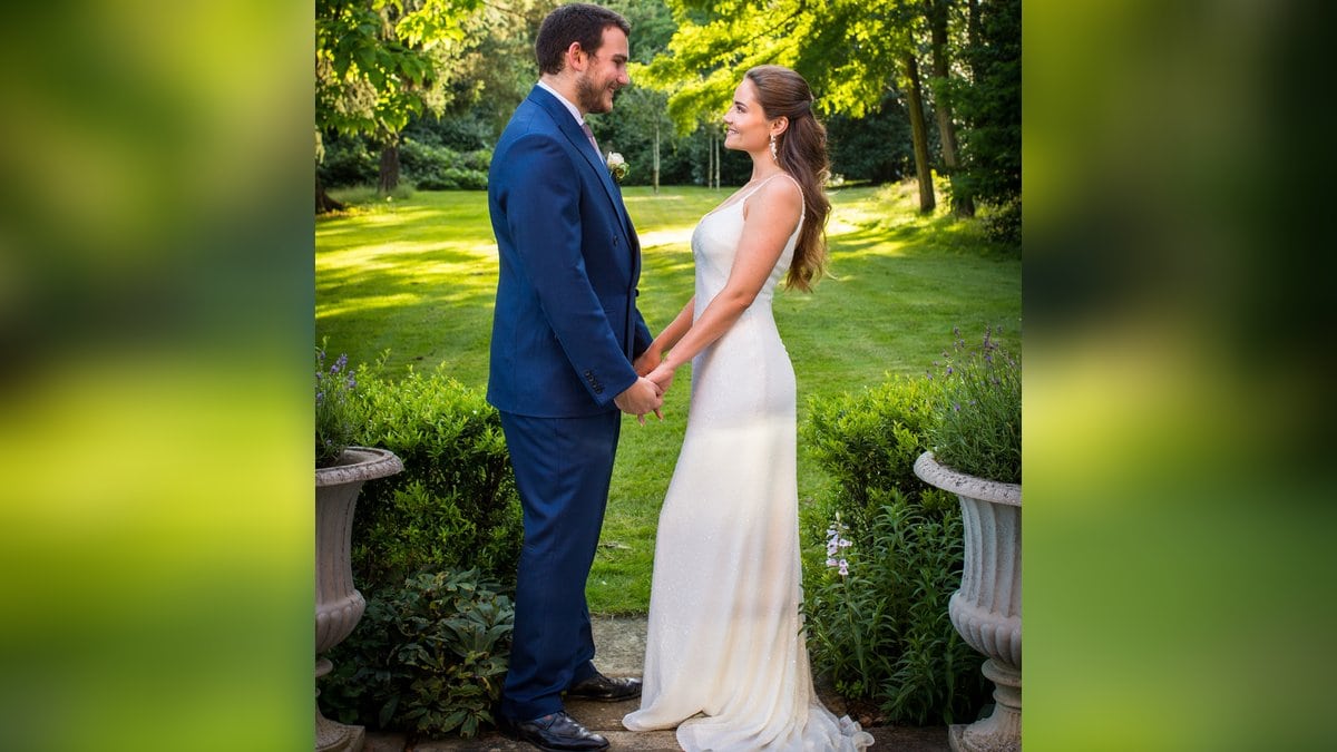 Gabriel Jagger und Anouk Winzenried bei ihrer Hochzeit. © getty/Anya Campbell / Getty Images