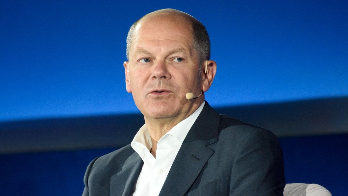 Olaf Scholz hat sich bei "Brigitte live" den Fragen gestellt.. © imago/Future Image