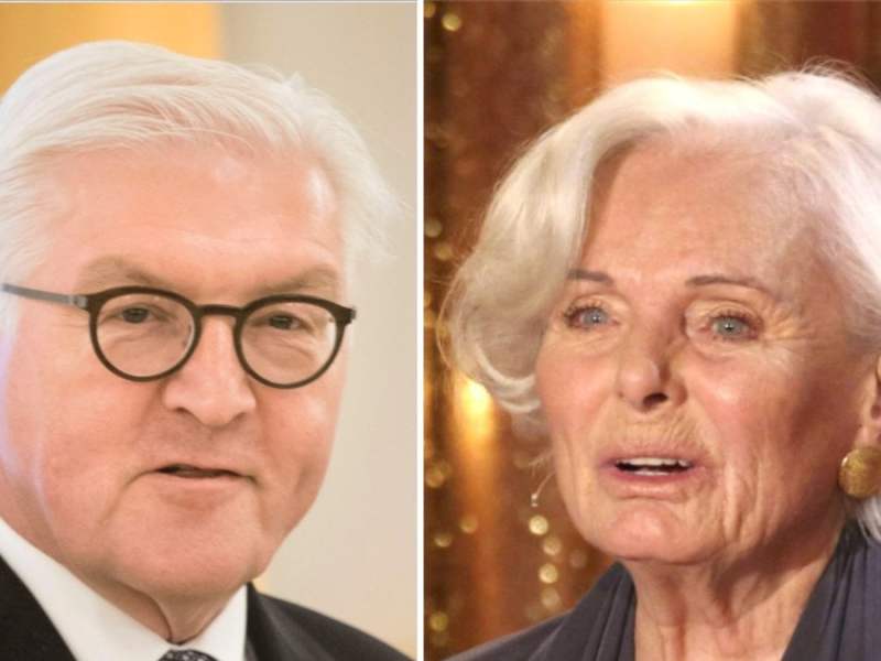 Frank-Walter Steinmeier hat der "großartigen Schauspielerin" Ruth Maria Kubitschek seinen Dank ausgesprochen.. © imago images/S. Gabsch/Future Image / Drop of Light / Shutterstock.com