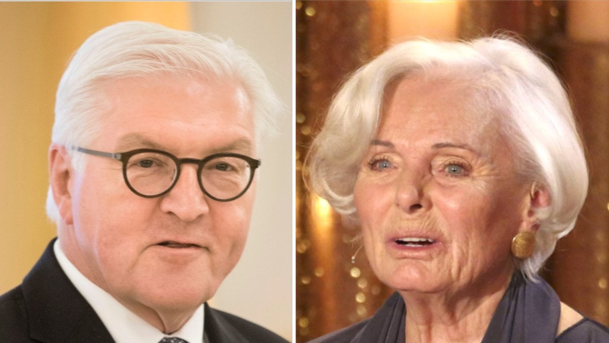 Frank-Walter Steinmeier hat der "großartigen Schauspielerin" Ruth Maria Kubitschek seinen Dank ausgesprochen.. © imago images/S. Gabsch/Future Image / Drop of Light / Shutterstock.com