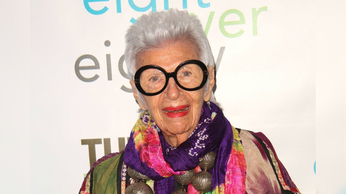 Die New Yorker Social-Media- und Lifestyle-Ikone Iris Apfel feiert 100. Geburtstag.. © imago/ZUMA Wire