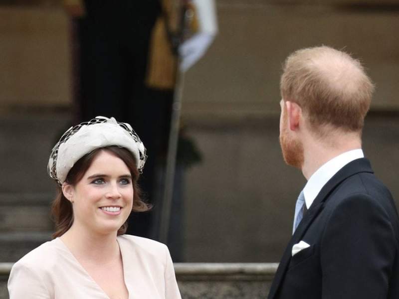 Prinzessin Eugenie mit ihrem Cousin Prinz Harry.. © imago/i Images