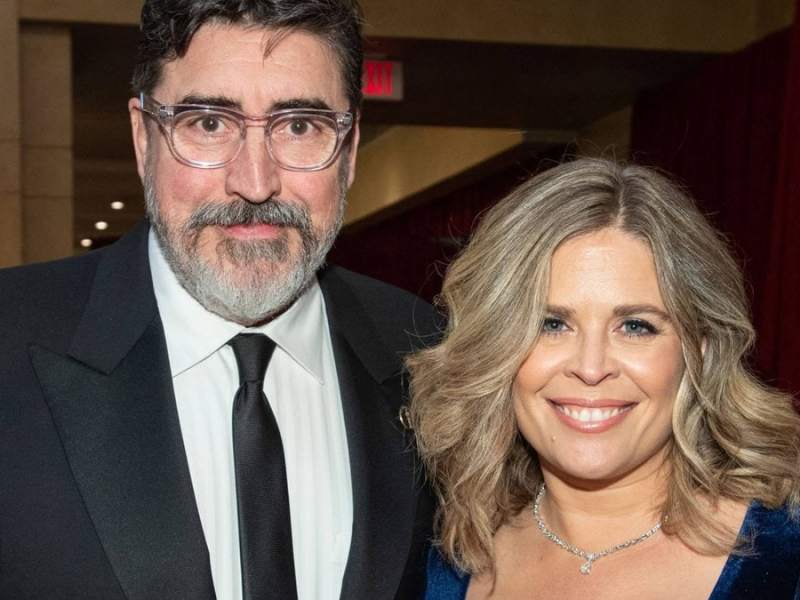 Alfred Molina und Jennifer Lee bei den Oscars 2019. © imago/Picturelux