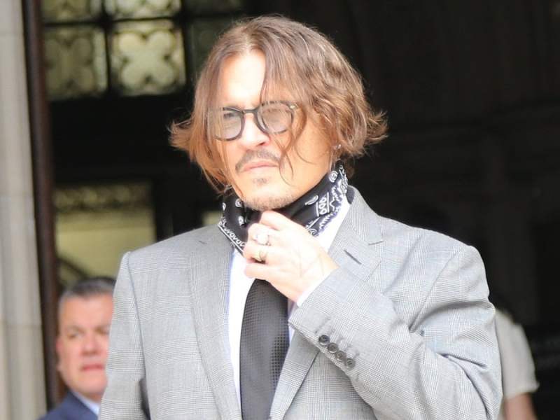 Johnny Depp im vergangenen Jahr während seines Prozesses gegen die britische "The Sun". © Ilyas Tayfun Salci/Shutterstock.com