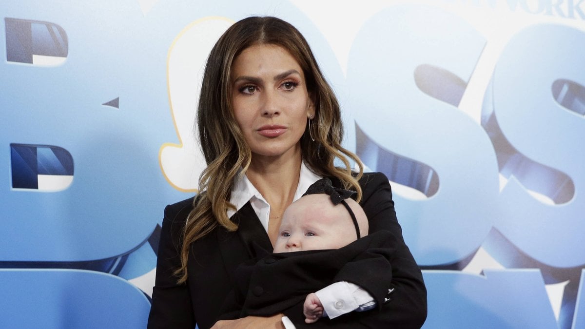 Hilaria Baldwin im Juni 2021 mit ihrer jüngsten Tochter Maria Lucia Victoria.. © imago images/UPI Photo