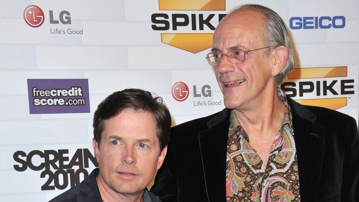 Michael J. Fox (l.) und Christopher Lloyd spielten Marty McFly und "Doc" Brown in den "Zurück in die Zukunft"-Filmen.. © Jaguar PS / Shutterstock.com