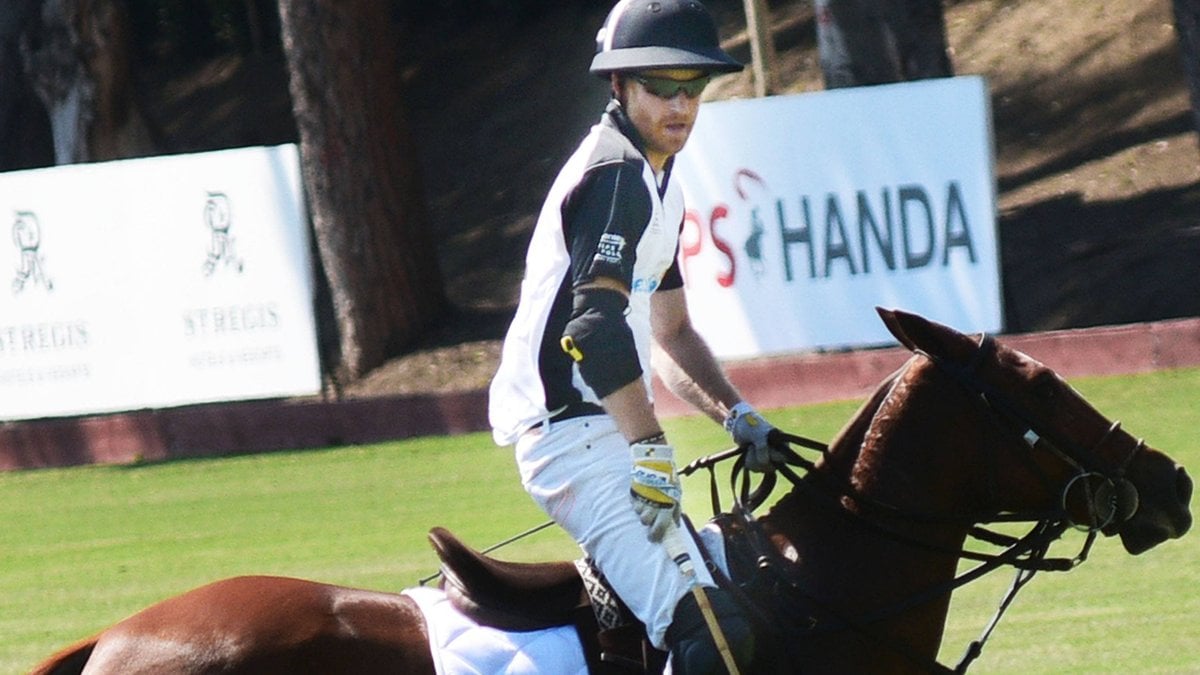 Prinz Harry ist ein begeisterter Polo-Spieler.. © imago/Independent Photo Agency Int.