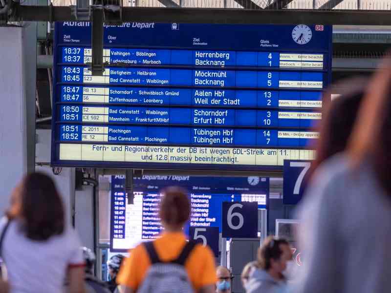 die bahn zug streik