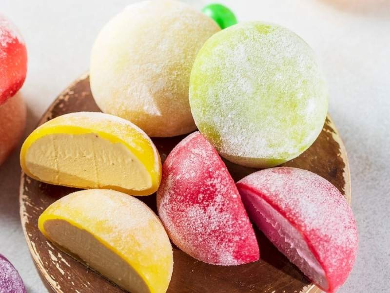 Mochi-Eis ist der neue Trend-Snack aus Japan und perfekt als Abkühlung im Sommer.. © Gulsina/shutterstock.com