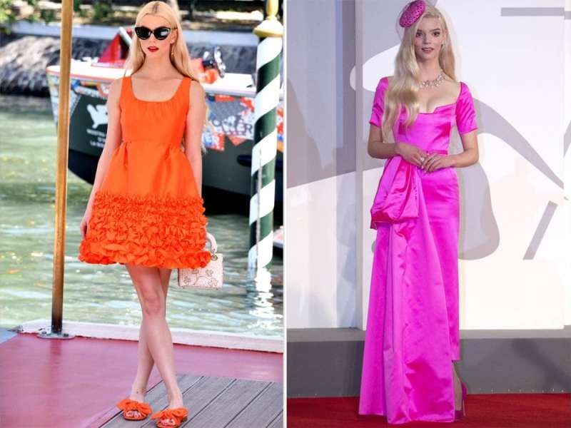 Anya Taylor-Joy in Orange und Pink. © imago images/Independent Photo Agency Int. / imago images/ZUMA Wire